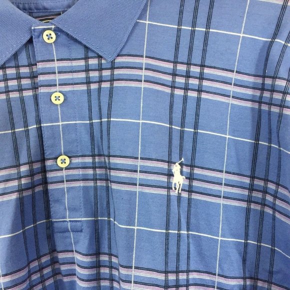 Polo Ralph Lauren Large Polo Shirt Featherweight - Picture 2 of 4